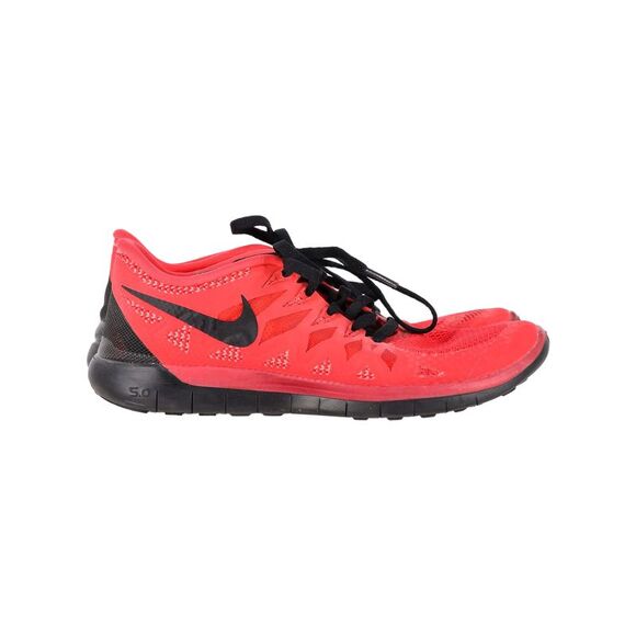 Nike Free 5.0 Running Shoes in Red Mesh